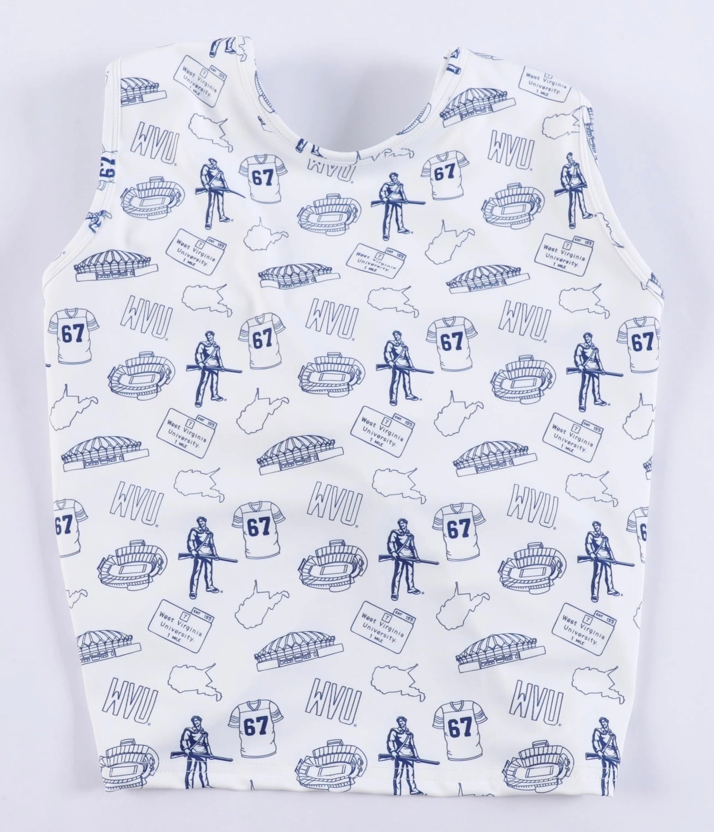 WVU Icon Tank | Kids and Adult
