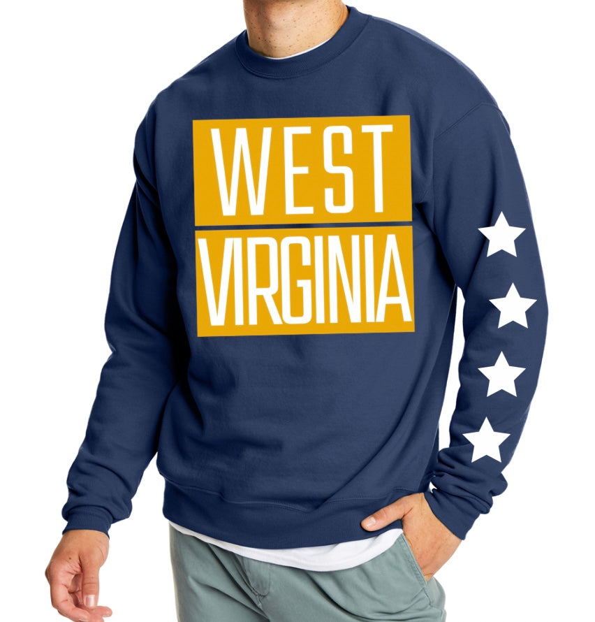 Navy Stars Sweatshirt