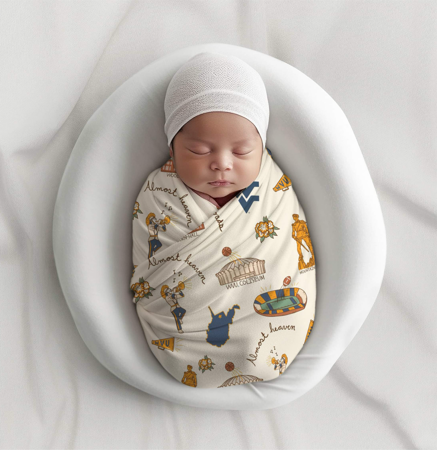 Classic WVU Swaddle