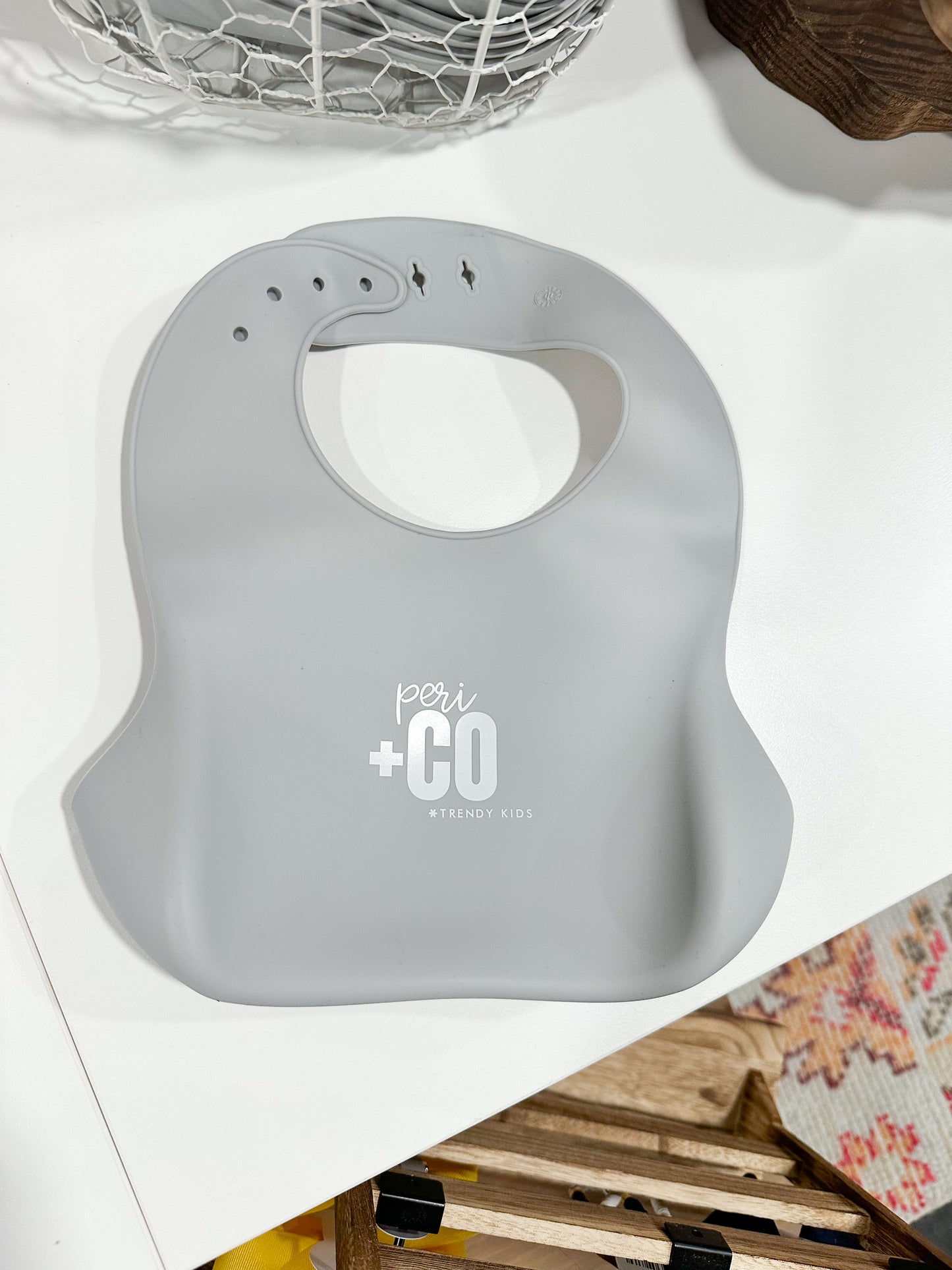 Country Roads Silicone Bib