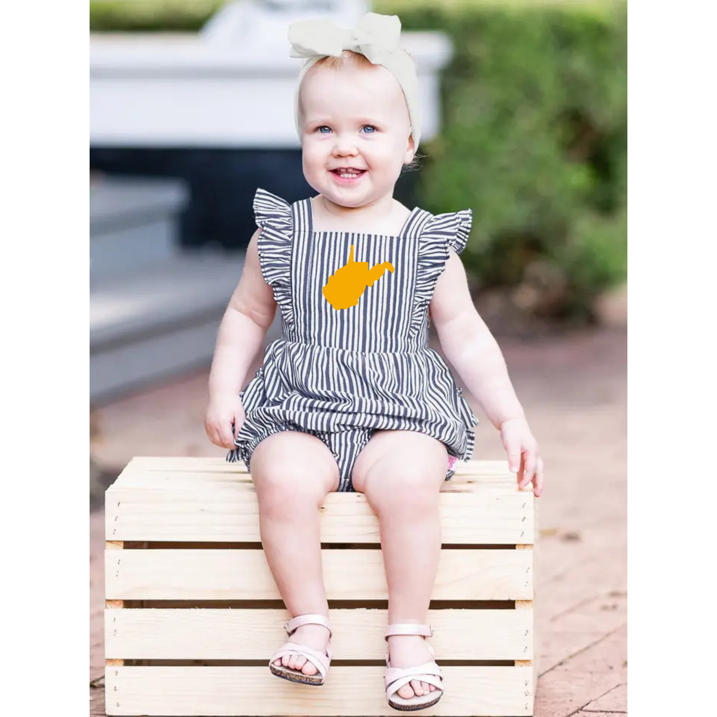 West Virginia Ruffle Romper | Baby