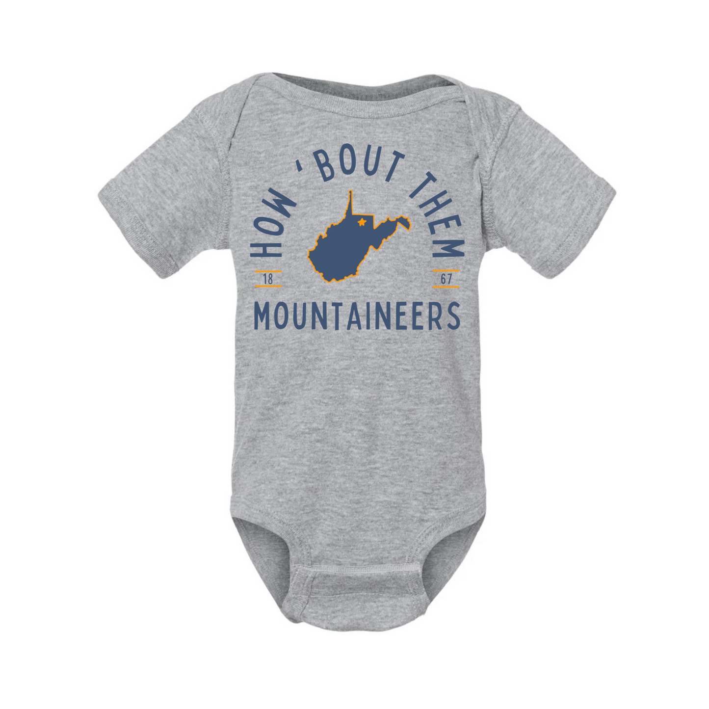 WVU Jersey | Onesie