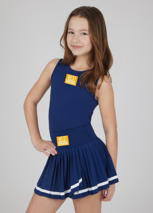 Pleated West Virginia Skort Set