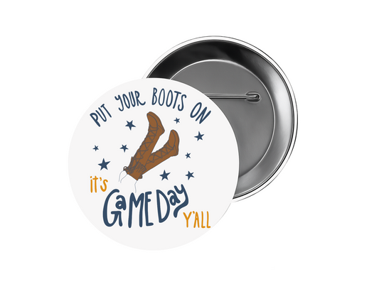 Game Day Boots Button