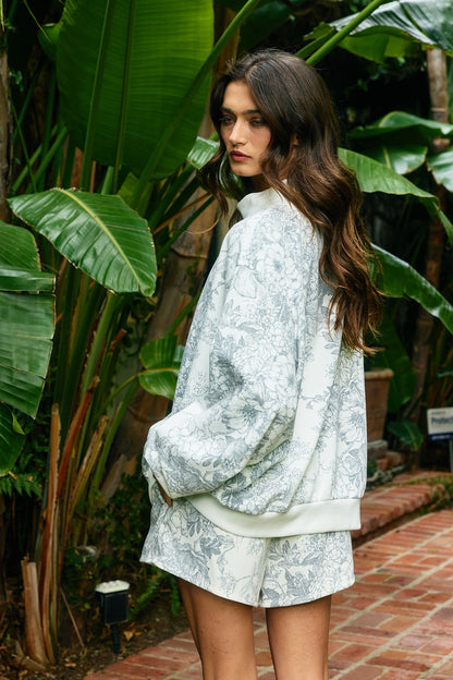 Floral WV Mockneck | Adult