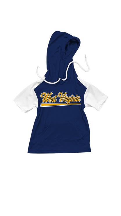 West Virginia Baseball Hooded Tee