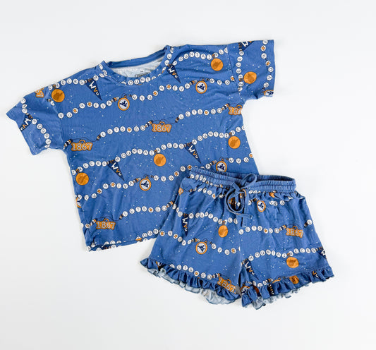 WVU Bracelets Ruffle Set