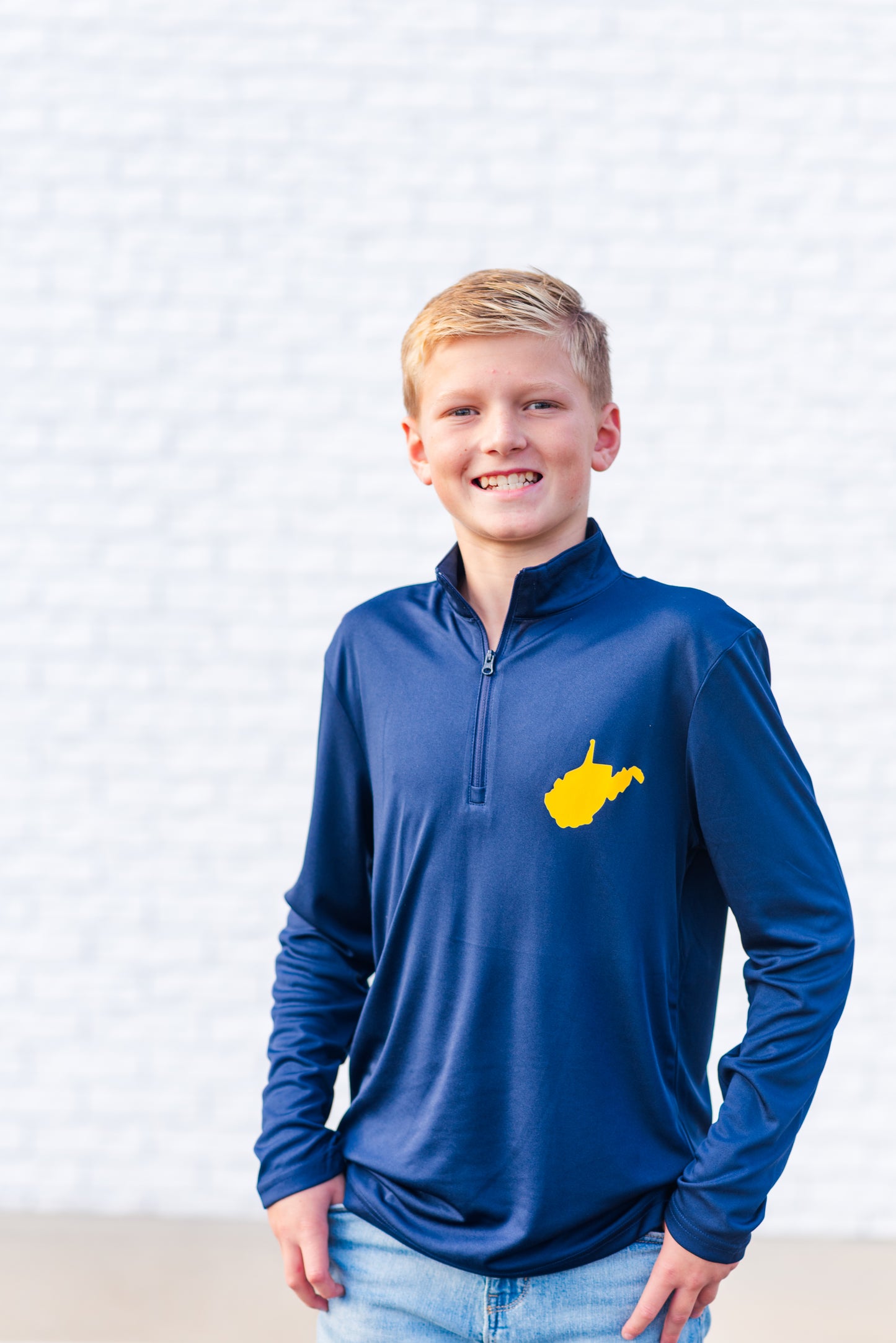 West Virginia Half Zip | Youth and Adult