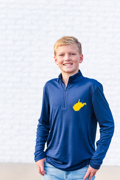 West Virginia Half Zip | Youth and Adult