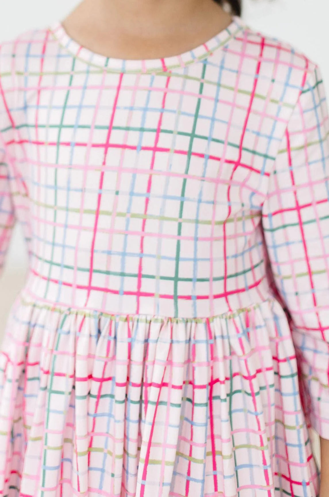 Christmas Plaid Twirl Dress