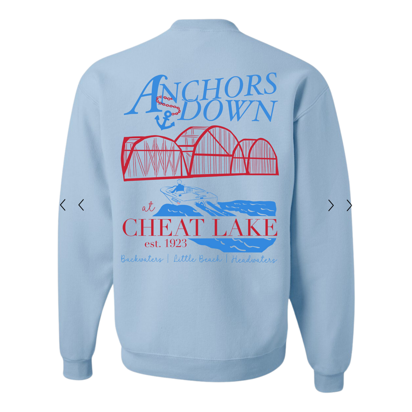 Cheat Lake Adult Sweatshirt