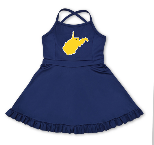 West Virginia Cheer Dress | Navy