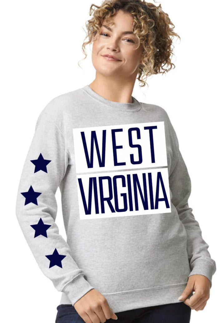 Grey Stars Sweatshirt