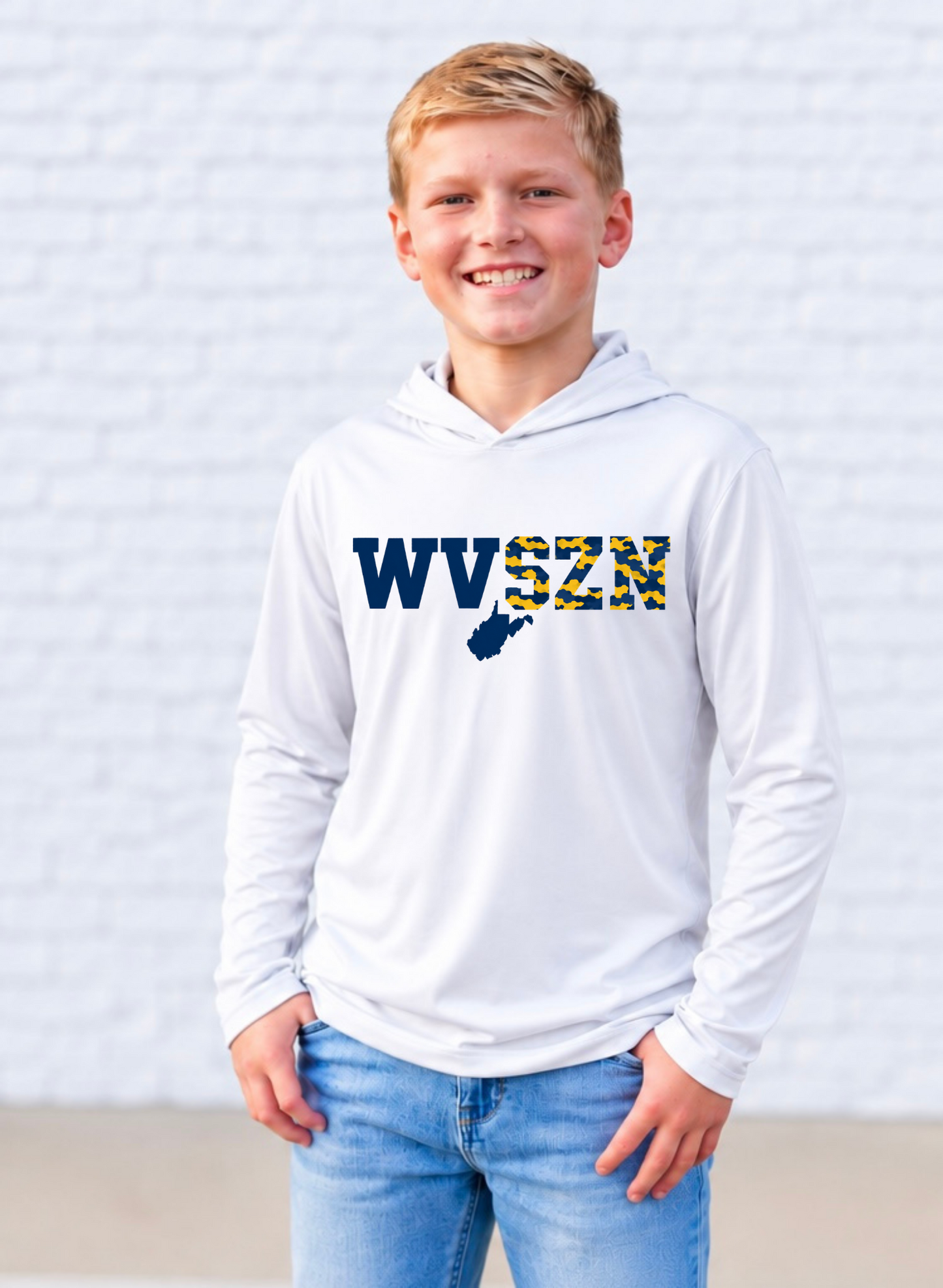 West Virginia Camo | Youth and Adult Hooded Tee