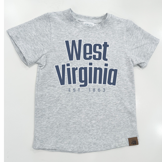 West Virginia Curved Tee