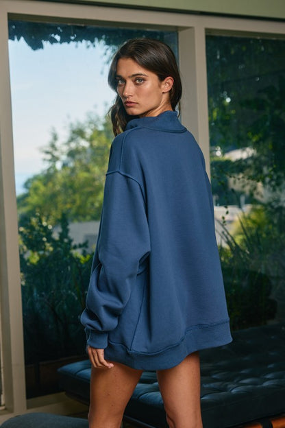 Gingham WV Mockneck | Adult