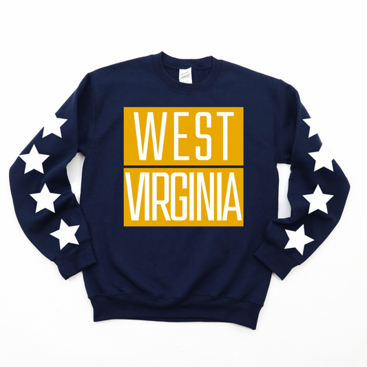 Navy Stars Sweatshirt