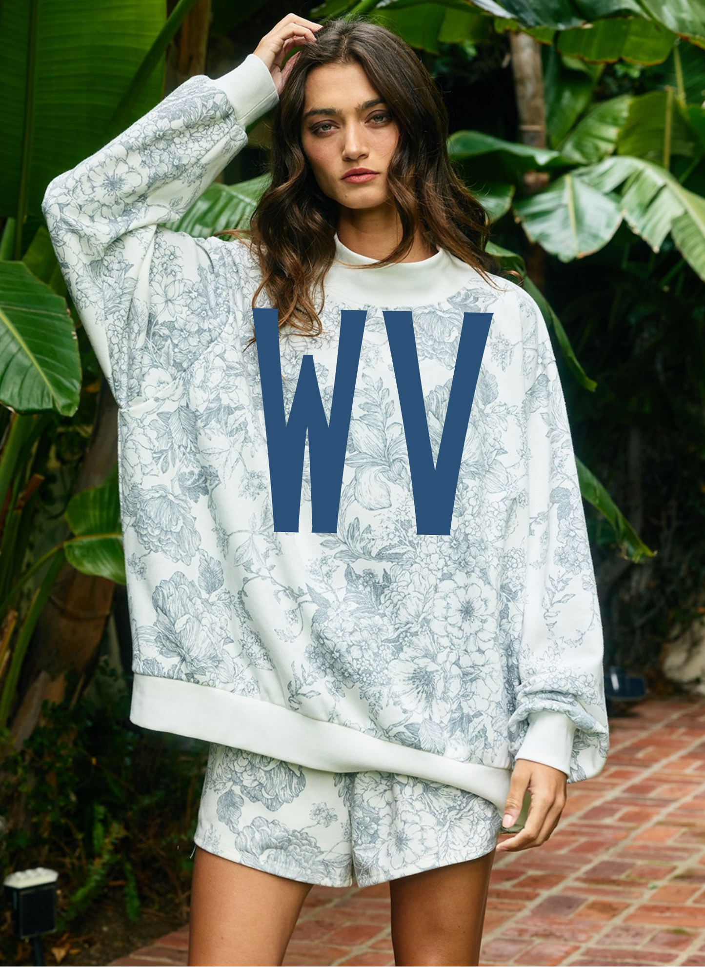 Floral WV Mockneck | Adult