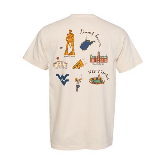 Classic WVU | Kids and Adult Tee