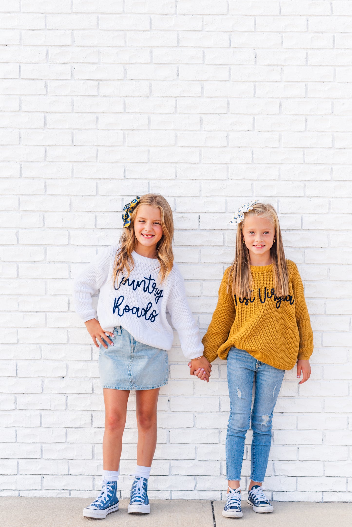 West Virginia Embroidered Sweater | Kids and Adults