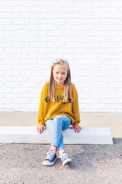 West Virginia Embroidered Sweater | Kids and Adults
